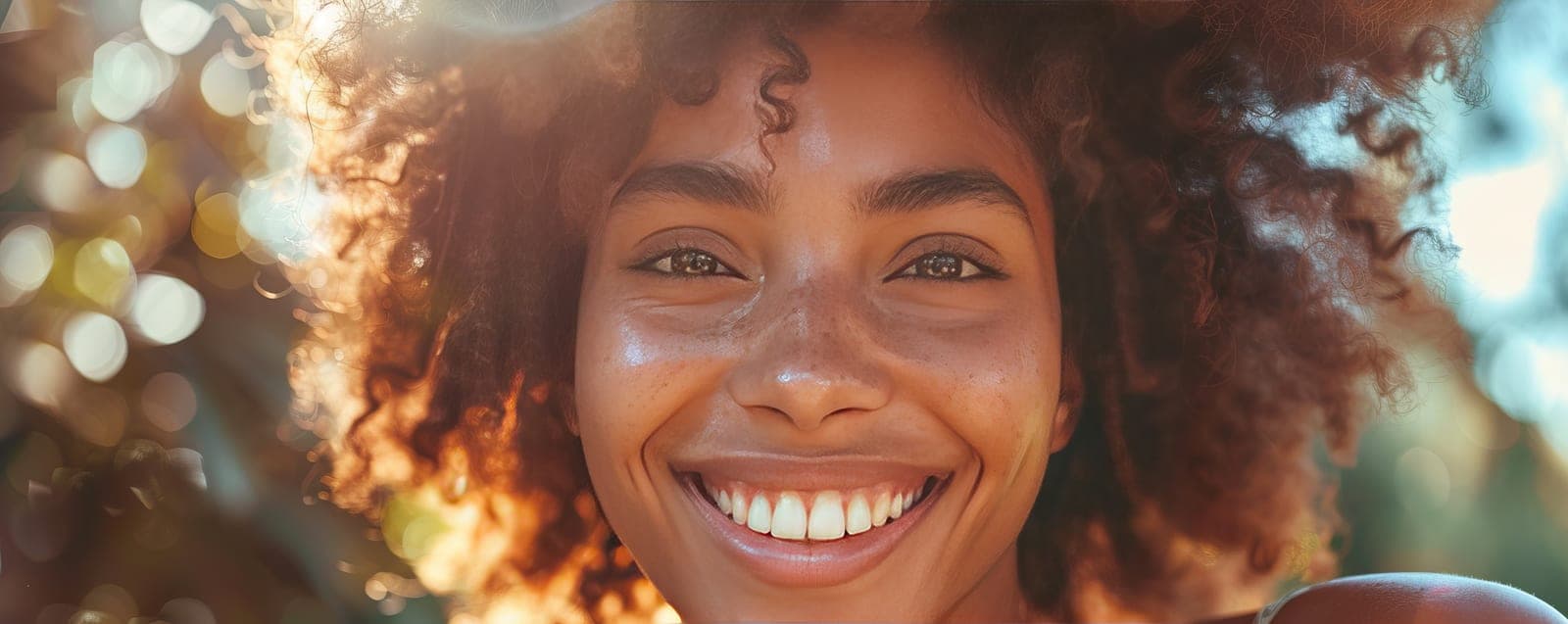 A confident, straight smile after orthodontic treatment